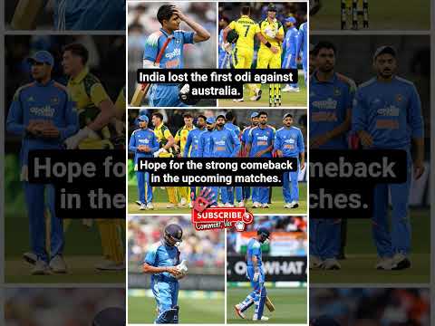 IND VS AUS odi series -2025