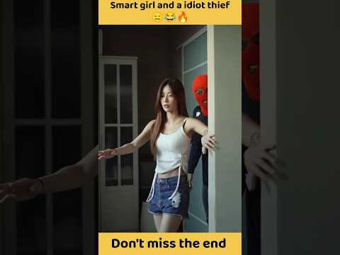 Smart girl and a idiot thief 😑😂🔥