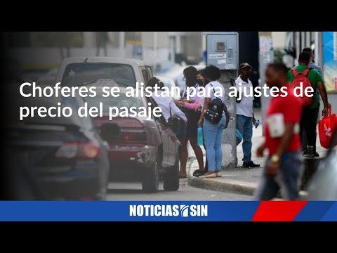 Chóferes se alistan para ajustes de precio del pasaje