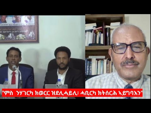 "ኣብ ኢትዮጵያ ኮይንካ ቃልሲ፡ ካብ ረብሕኡ ክሳርኡ ይበዝሕ" ኣቶ ብርሃነ ገብረትንሳኤ