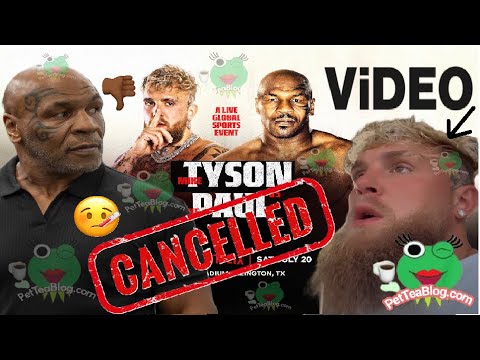 Jake Paul REACTS to Mike Tyson Cancelling their Fight (New Video Response) ❌🥊