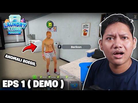 AKU MEMBUKA BISNIS USAHA LAUNDRY - LAUNDRY STORE SIMULATOR - EPS 1