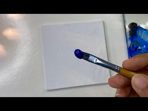 Easy Moon painting for beginners / acrylic painting tutorial for beginners