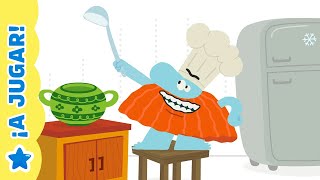 Sopa ñam ñam | Bodo Barbodo | Juegos para niños y dibujos animados 🌈A Jugar
