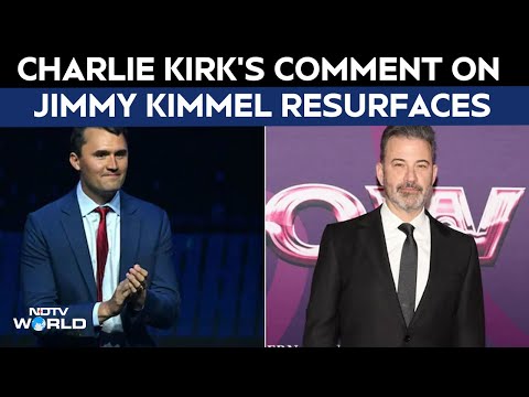 Charlie Kirk Murder | Charlie Kirk's Comment On Jimmy Kimmel Resurfaces After Show Taken Off Air