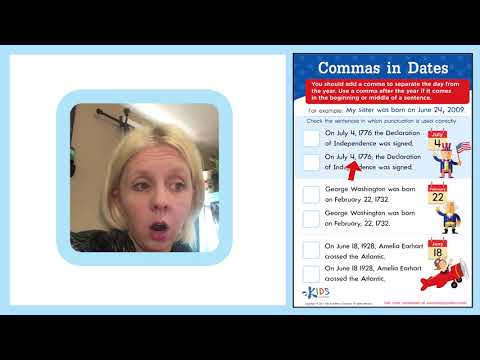 Commas in Dates