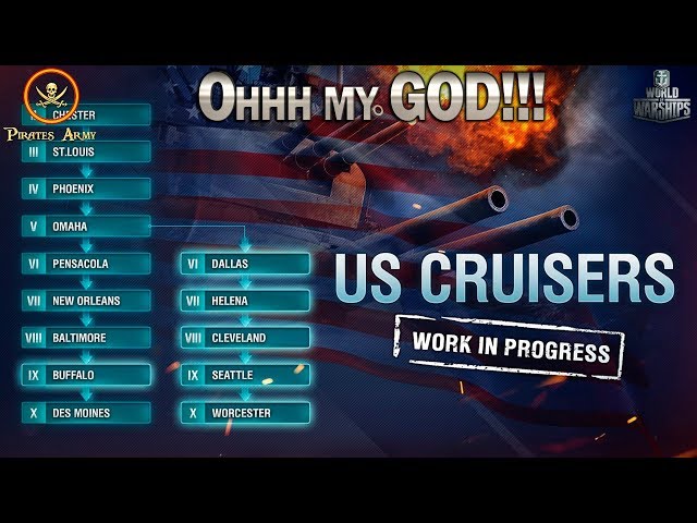 World of Warships Español - Cruceros Americanos - Ohhh my GOD!!!