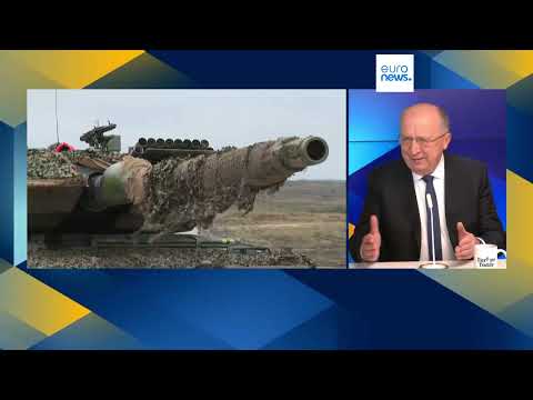 YouTube video thumbnail: Europe Needs its 'own Plan' to end the war in Ukraine, Defence Commissioner Kubilius Tells Euronews