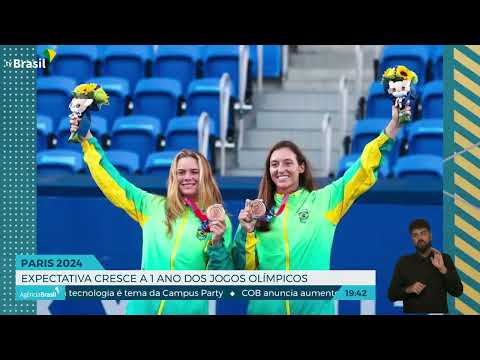 Expectativa cresce a um ano dos Jogos Olímpicos Paris 2024