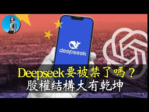 一口氣了解Deepseek的股權結構，梁文峰如何做到獨掌大權？Deepseek遭遇危機，將被禁用！｜小翠時政財經 [20250130#659]