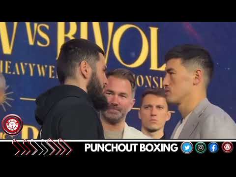 BETTERBIEV VS BIVOL 2 FACE OFF #betterbievbivol2 #riyadhseason #dazn #queensberrypromotions