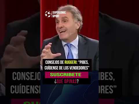 ⚽Consejos de Ruggeri: “Pibes, cuídense de los vendedores”.