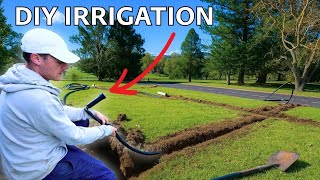 How To Install A Sprinkler System // DIY Installation