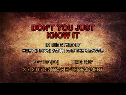 Huey (Piano) Smith And The Clowns – Don’t You Just Know It (Backing Track)