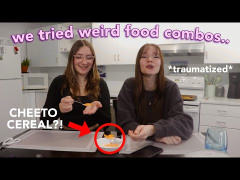 TRYING WEIRD TIKTOK FOOD COMBOS ft. skyhaileyy