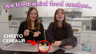 TRYING WEIRD TIKTOK FOOD COMBOS ft. skyhaileyy
