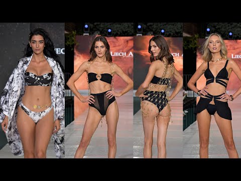 [4k60] 2024Liech Antel part.2 | 2024 Miami Swim Week D.C | Vertical slow motion