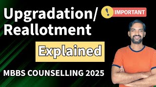Upgradation | Reallotment | TN Medical Selection 2025 | MCC 2025