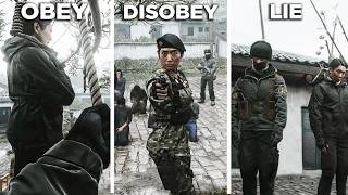 Obey/Disobey/Lie to Ri during the hanging - Call of Duty: Modern Warfare 4