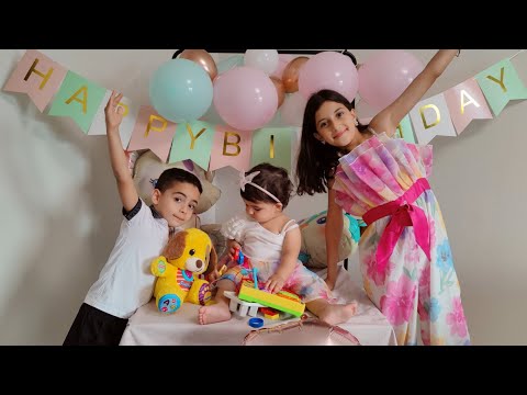 احتفلنا بعيد ميلاد البيبي ريانا 🎂 🥳صارت سنه 😍