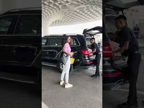 ELEGANCE ON THE GO! ✨ Geeta Basra Spotted Serving Major Airport Fashion Goals Today!