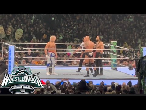 Roman Reigns and The Rock vs Cody Rhodes and Seth Rollins - WWE Wrestlemania 40 FULL MATCH 4/6/24