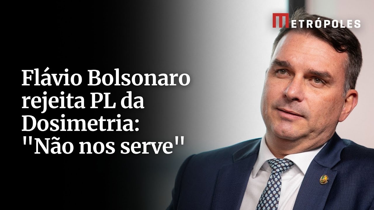 Flávio Bolsonaro sobre PL da dosimetria Vamos propor emendas esse texto não nos serve