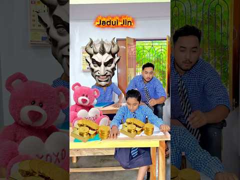 School Me Aaya Jin 🧞‍♂️😱 #shortvideo #comedy #trending