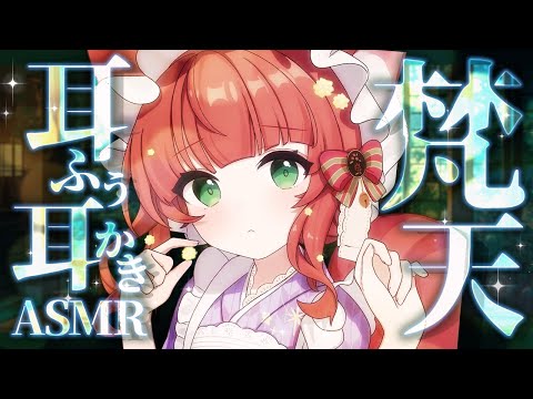 【ASMR/耳かき】ガチ癒し💤梵天×耳ふぅ×反対耳ささやき🌟脳が眠れるASMR【VTuber/耳かきボイス /こりす】