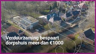 Verduurzaming bespaart dorpshuis meer dan €1000