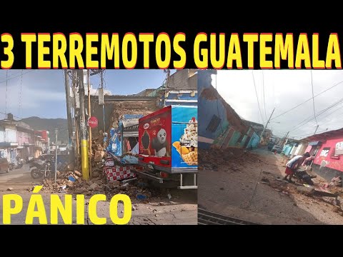 TERREMOTO GUATEMALA HAY DAÑOS Y PÁNICO CIENTOS DE SISMOS EN VOLCÁN EEUU INUNDACIONES DEVASTADORAS