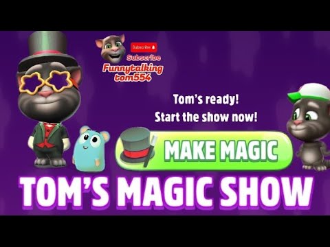 My talking tom magic ✨ show live streaming /Tom's magic show gameplay Live