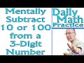 Mental Math Subtraction Practice