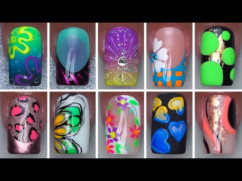 10 Nail Art Designs for Short Nails | Nail Art Tutorial | Nail Polish