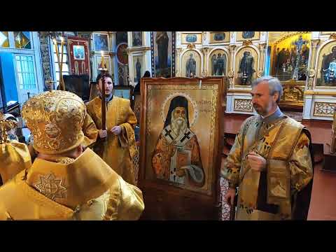 В Кафедральному соборі зустріли ікону свт. Нектарія Егінського