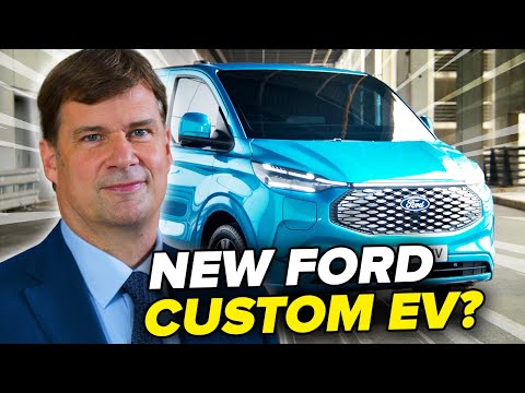 The New Ford E Transit Custom Electric Van