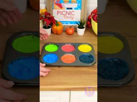 🤩 DYI Edible Paints for Your Kids 💖 || AMAZING TRICKS FOR SMART PARENTS By SMOL Play #shorts #funny