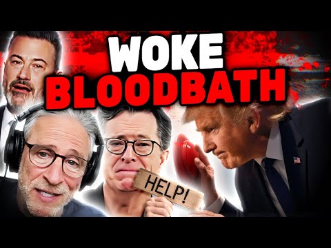 Jimmy  Kimmel MELTDOWN After Stephen Colbert FIRED & Jon Stewart Likely FIRED Next! Trump ROASTS Em!