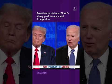 Presidential debate:  Biden's shaky performance and Trump's lies