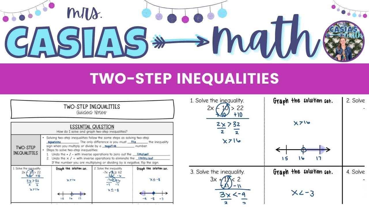 Two-Step Inequalities - Year 10 - Quizizz