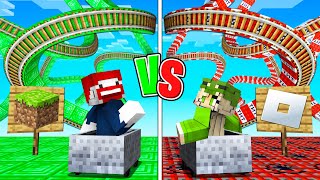 FAHRE DIE RICHTIGE ACHTERBAHN sonst STIRBST DU in Minecraft