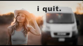 I quit full-time van life (after 6.5 years)