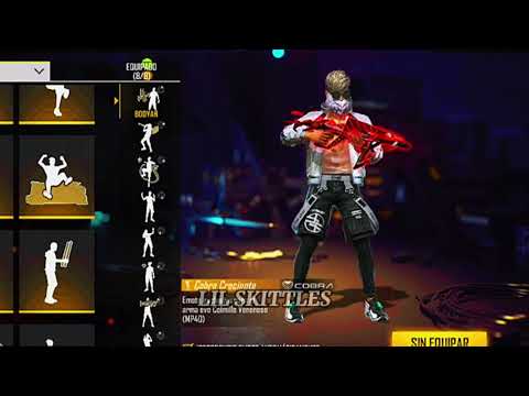 💥Combinaciones de ropa con el sed *CALAVERA PLATINO* de free fire|| nueva skin calavera platino