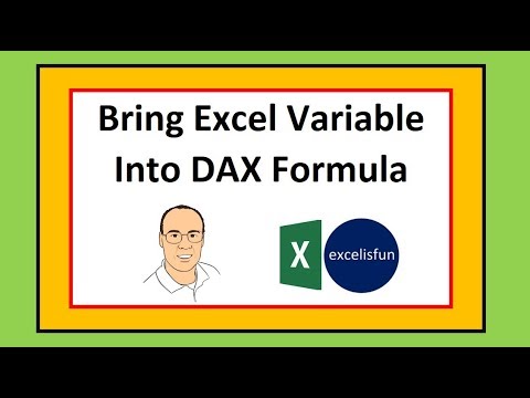Bring Excel Sheet Variable Into a DAX Measure (Measure Input From Excel Sheet) EMT 1616