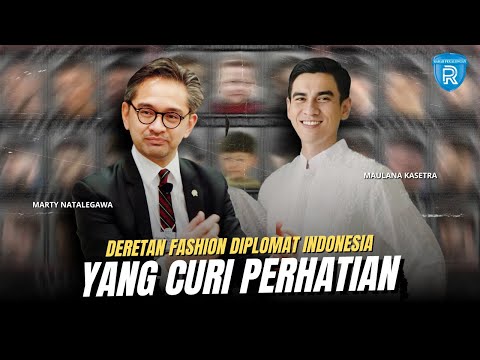 Fashion Diplomat “Tampan” Indonesia, Marty Natalegawa Hingga Molen Kasetra Curi Perhatian Warganet