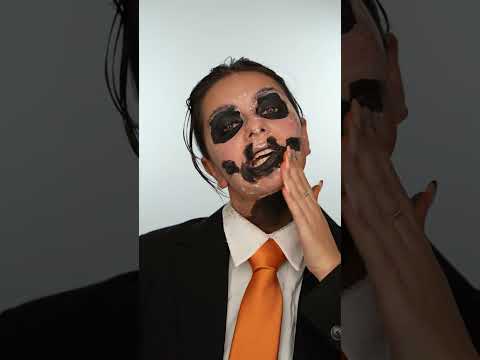 Démaquillage 🫧🎃 #makeup #pumpkin #halloweenmakeuplook #halloween #demaquillage