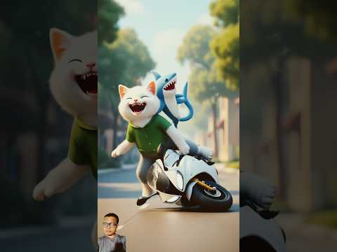 lucu putih mengsedih #funny #cat #shorts #trending #ai #cats #cute #kucing #cartoon #cute