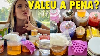 AVALIANDO AS SLIMES DA SHEIN! VALE A PENA COMPRAR SLIMES DA SHEIN? SLIME REVIEW! SHEIN SLIME REVIEW!