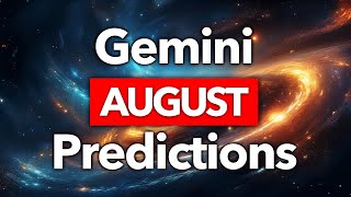 GEMINI - "You can Feel it Coming! Surrender to the Shift!" August 2025 Tarot Reading