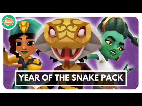 🐍 Year Of The Snake Pack | Ming, Moira, Jasmine, Salma and Snake | Subway Surfers Gameplay